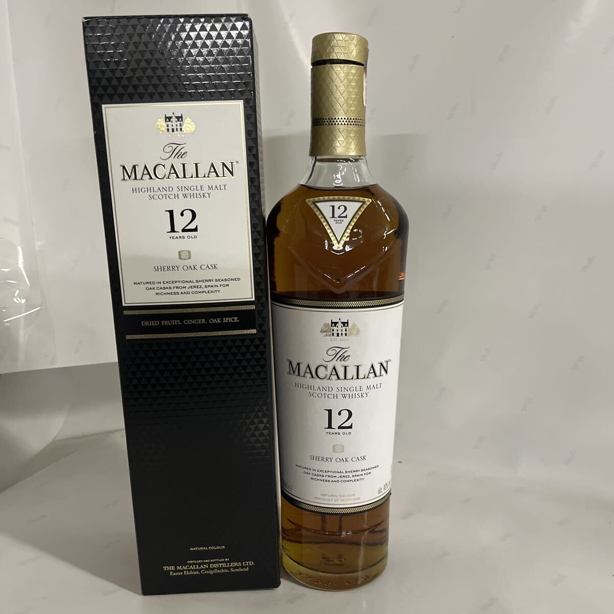 マッカランハイランド シングルモルト スコッチウイスキー シェリー オーク カスク700ml 40度C MACALLAN シェリーオークカスク拍卖