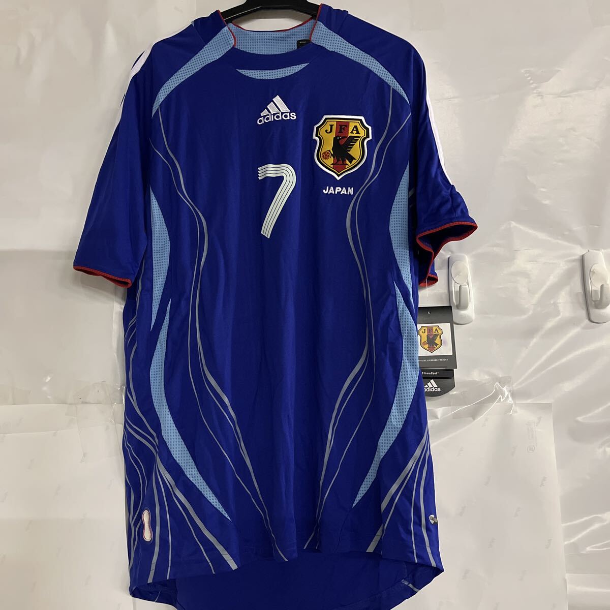 新品保管品 日本代表 アディダス ユニフォーム 中田英寿拍卖