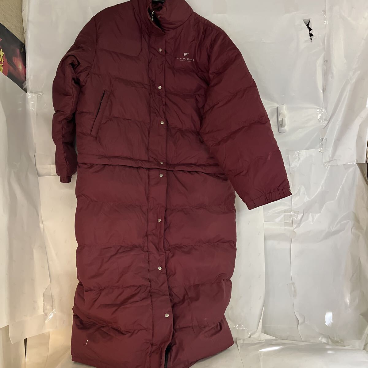ほぼ新品保管品 HUT IT I EME スポーツスタジオ 2ウエイコート ダウンベンチコート ダウンジャンパーになります ダウンコート拍卖