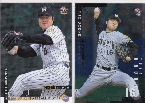 ●2002BBM/阪神【安藤 優也】 ルーキーカードT7+EX版:THE SCENE:大物ルーキー初登板EX80拍卖