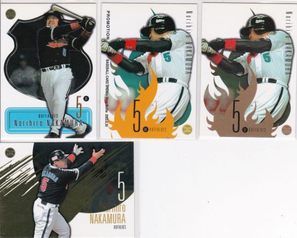 ●2003BBM/TTG 【中村 紀洋】 通常版 レベルA,B,C プロモ 4種セット拍卖