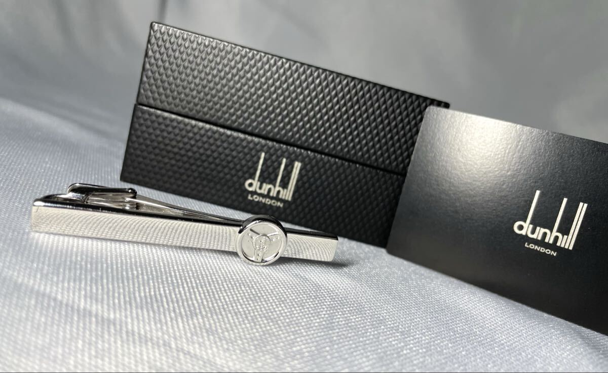 即決希少 dunhill ダンヒル フェラーリホイールデザイン dロゴ スターリングシルバー SV925ネクタイピン タイピン タイバー 付属品あり拍卖
