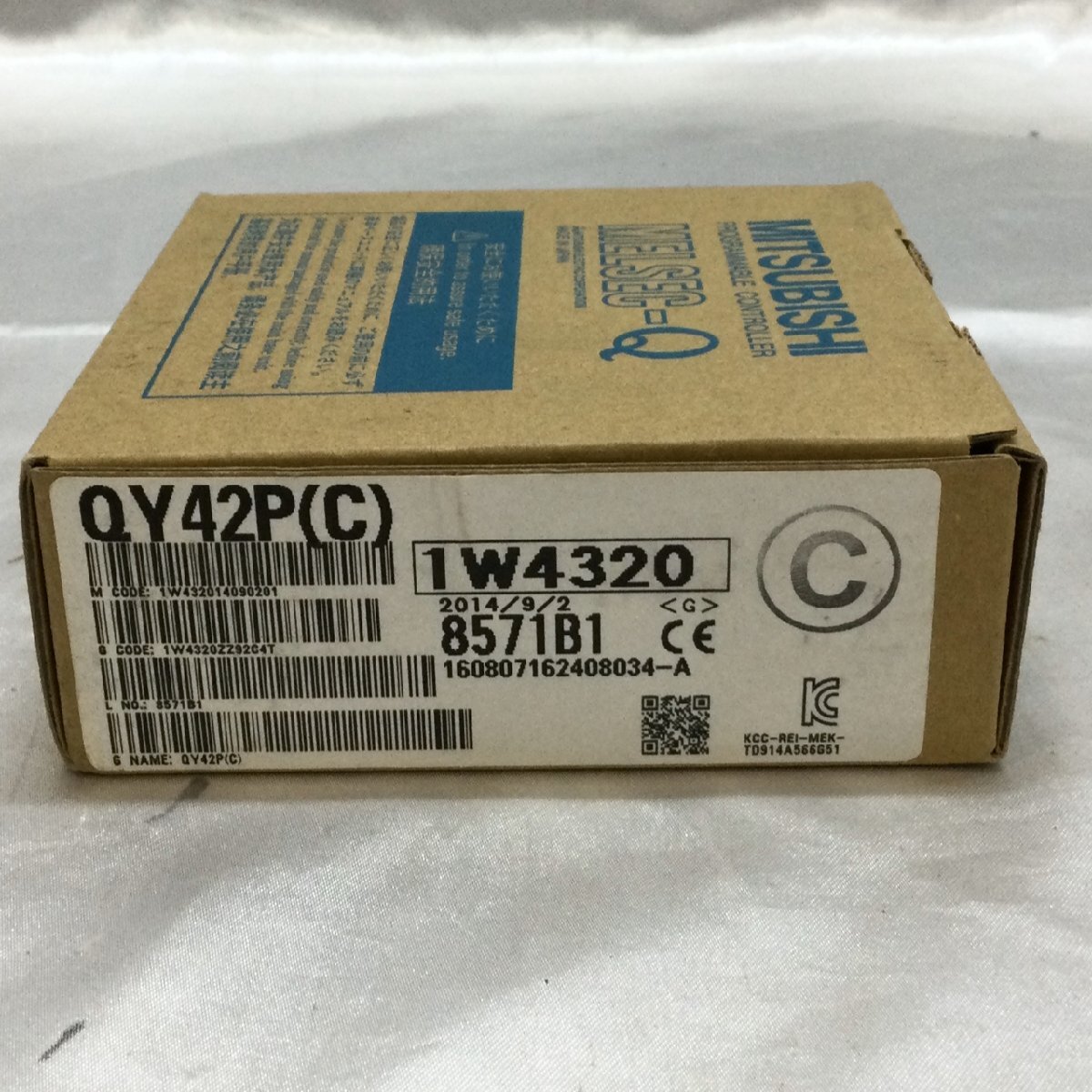 【TO/未使用品/KU】MITSUBISHI 三菱電機 シーケンサ QY42P(C) CPUユニット 2014年製 IM1002/0015拍卖