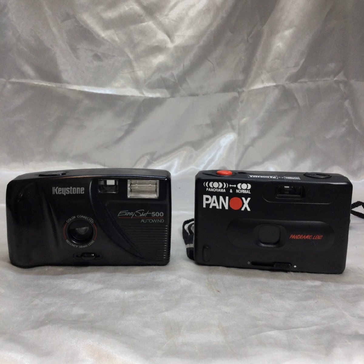 【ジャンク/現状品/KU】Keystone キーストーン Easy Shot 500 & PANOX パノックス パノラマ フィルム カメラ 2点セット 動作未確認 MZ1010拍卖