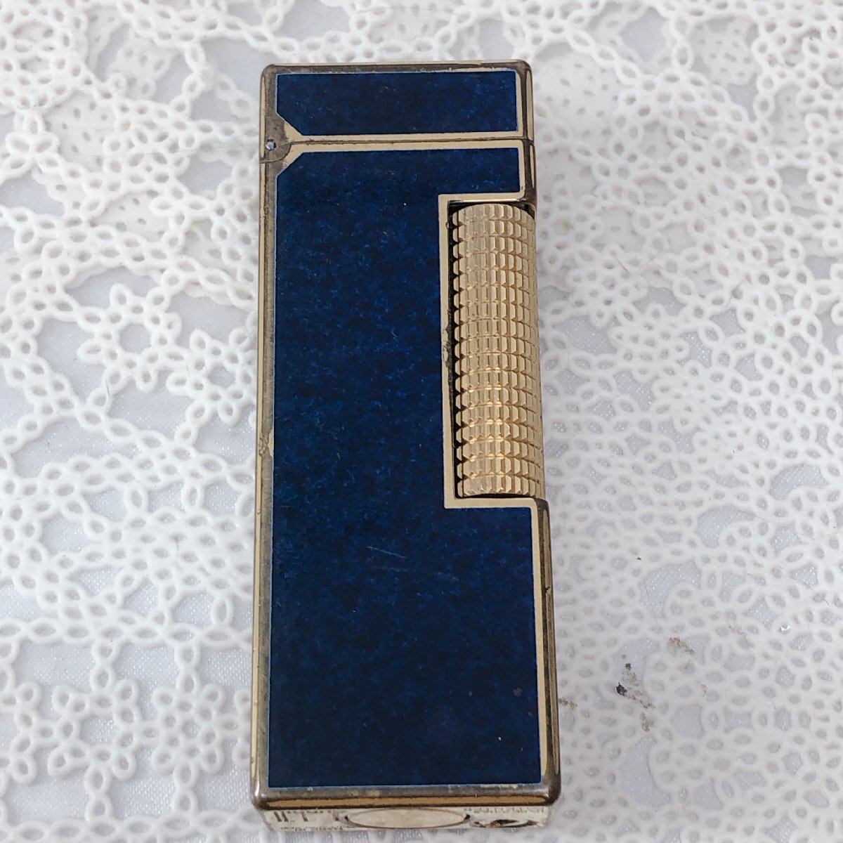 【火花OK/中古/TO】dunhill ダンヒル ローラー ガスライター ブラック×ゴールド 喫煙具 IM0909/004拍卖