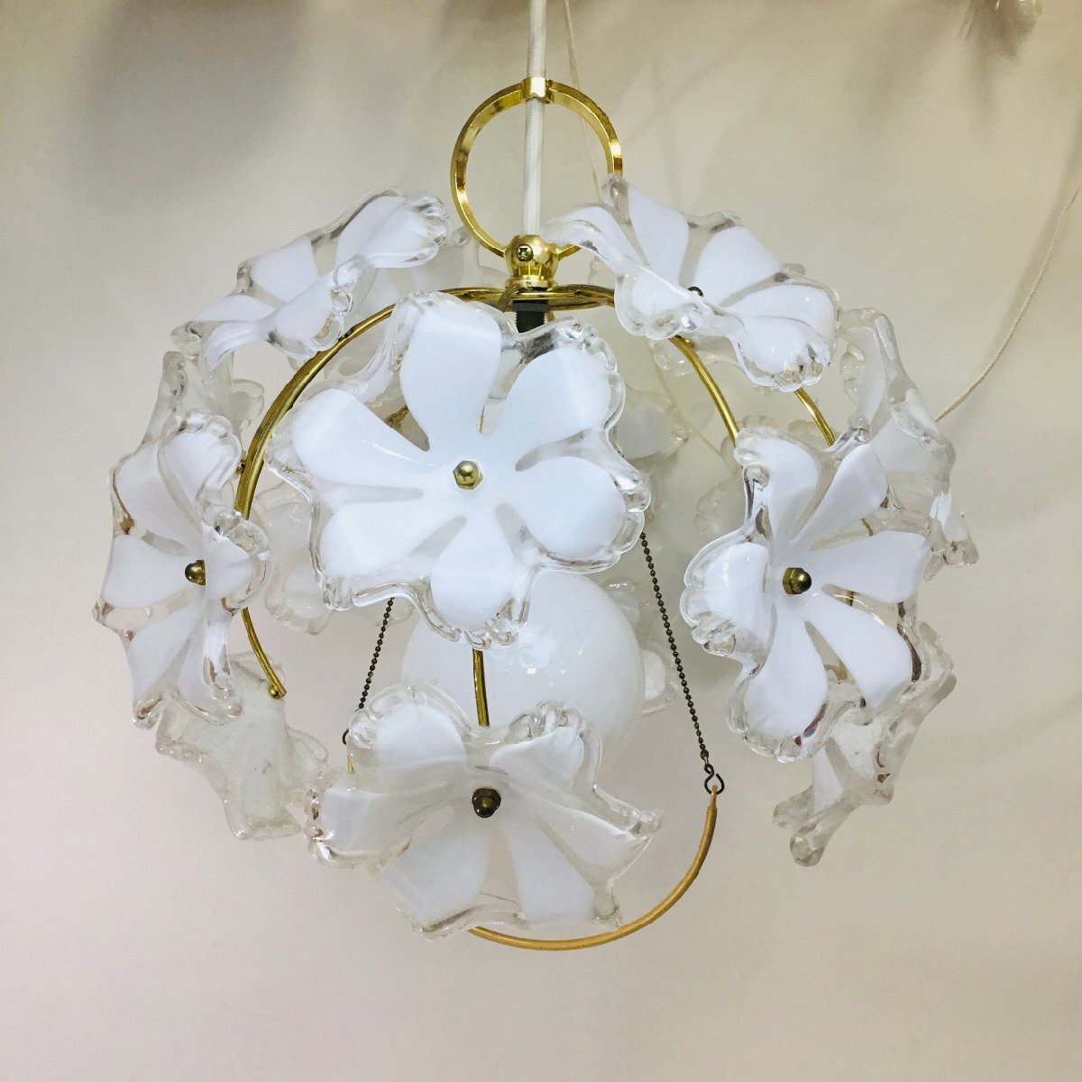 【中古品/CH】 キシマ ブーケ シーリングライト GEM-884P フラワーモチーフ ワンタッチ取付 電球付 14年製 IM0125/0005拍卖