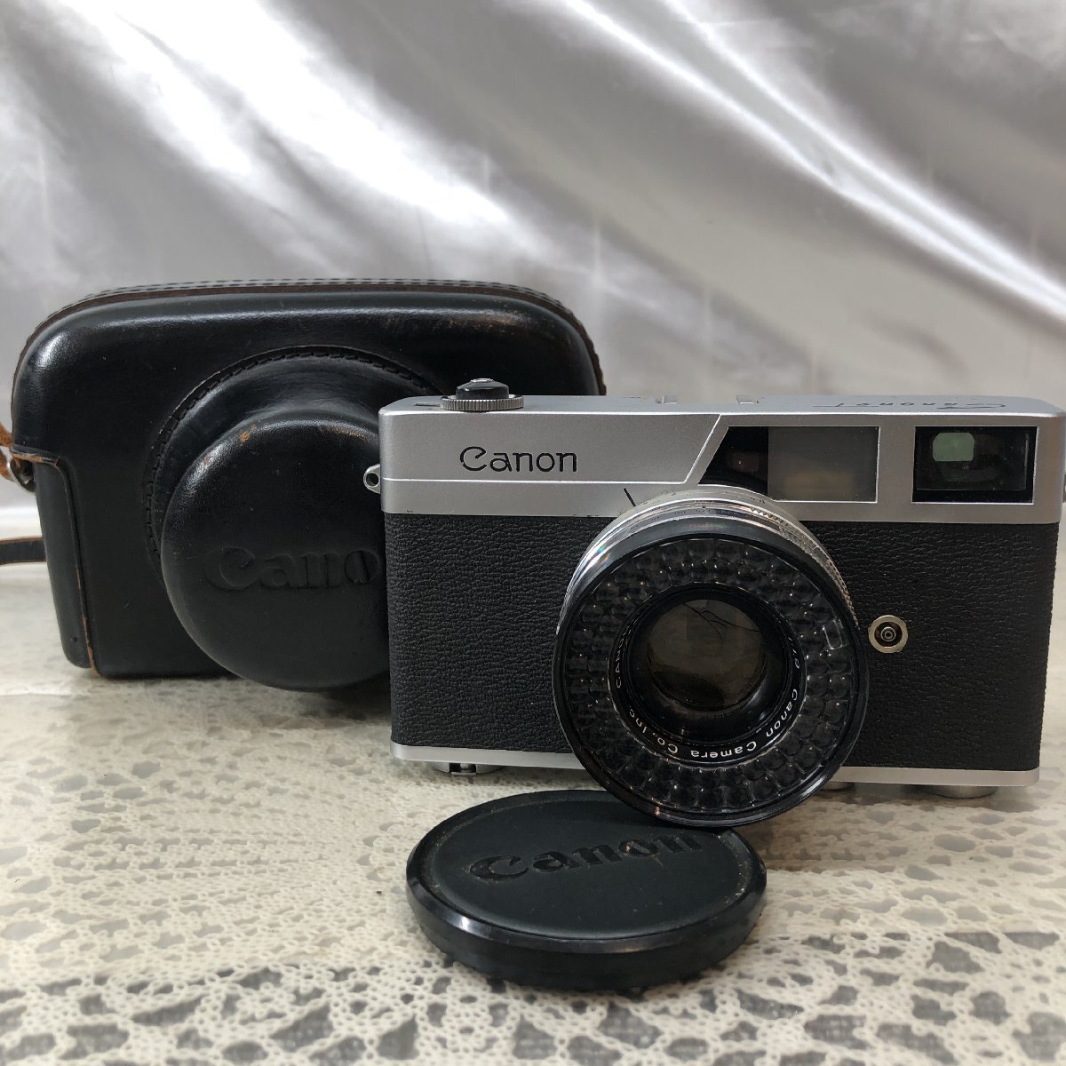 【KU/中古/現状品/CH】Canon キャノン Canonet キャノネット フィルムカメラ 45mm F1.9 レンジファインダー 動作未確認 MZ1027拍卖
