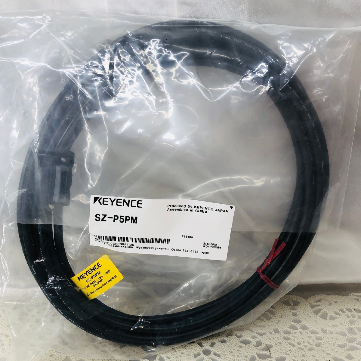 【未使用品/KU】KEYENCE キーエンス SZ-P5PM セーフティレーザスキャナケーブル MZ0926/001拍卖