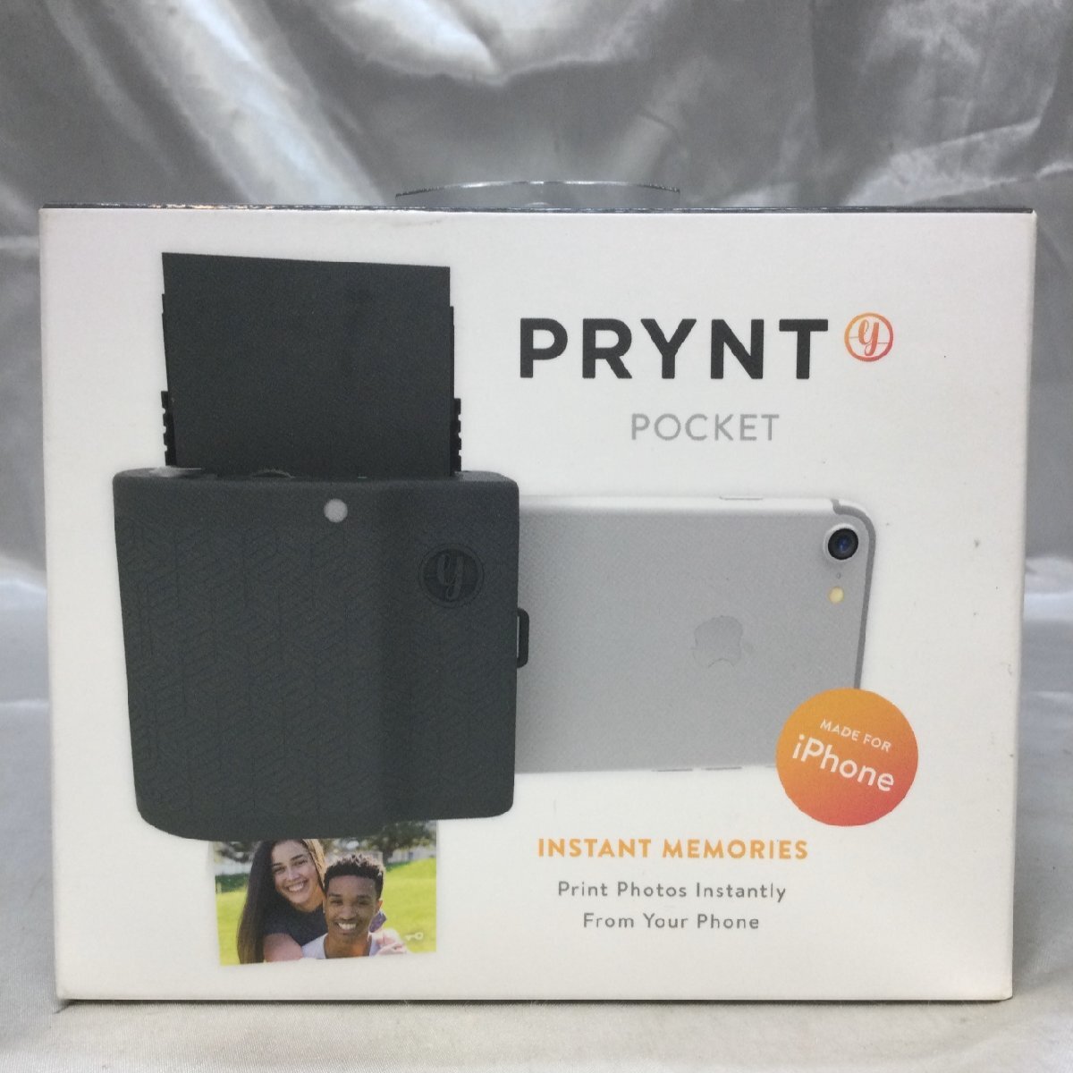 【未使用/保管品/KU】prynt pocket プリントポケット モバイルプリンタ PW330001-DG Graphite アイフォン プリンタ MZ0908/001拍卖