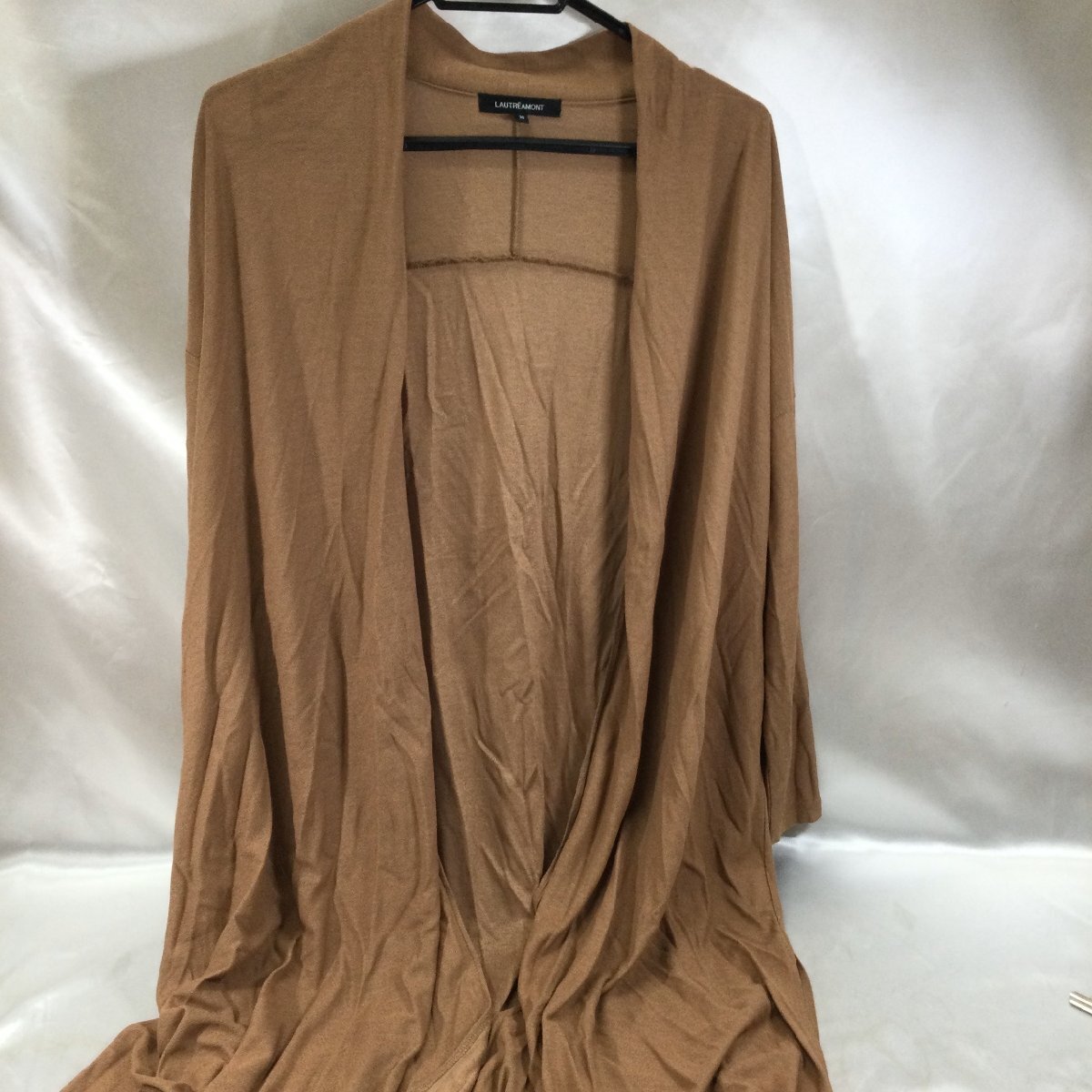 【中古品/TO】 ロートレアモン LAUTREAMONT トッパー カーディガン ロング シンプル 長袖 レディース RS0919/00010拍卖