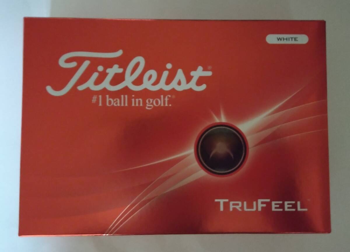送料無料 新品 1ダース 12球 ゴルフボール タイトリスト トゥルーフィール Titleist TRUFEEL WHITE ホワイト 2024 白拍卖