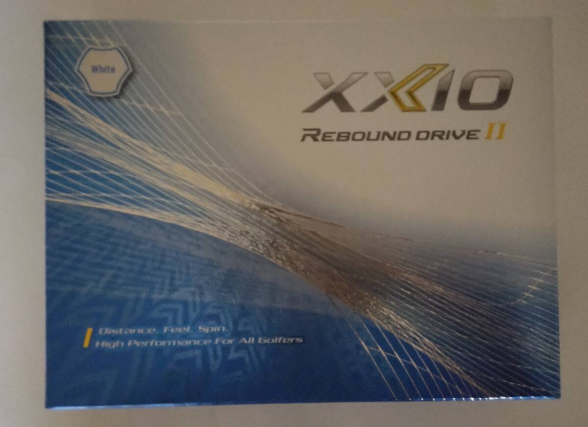 送料無料 新品 1ダース 12球 ゴルフボール ゼクシオ リバウンド ドライブ Ⅱ ホワイト XXIO REBOUDO DRIVE拍卖