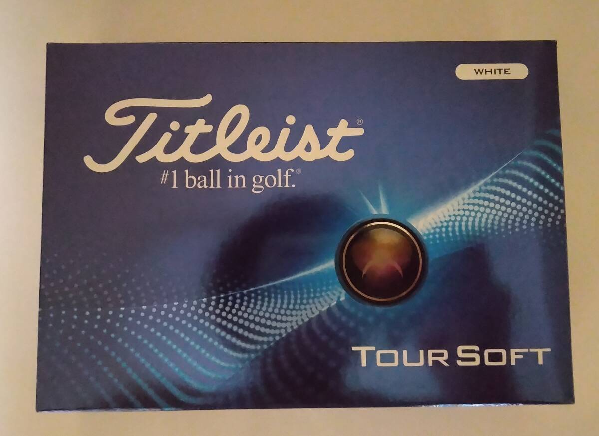 送料無料 新品 1ダース 12球 ゴルフボール タイトリスト TOUR SOFT ツアーソフト Titleist ホワイト 2024年モデル拍卖
