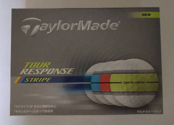 送料無料 新品 1ダース 12球 ゴルフボール TaylorMade ツアーレスポンス ストライプ テーラーメイド TOUR RESPONSE STRIPE 2025 マルチ色拍卖