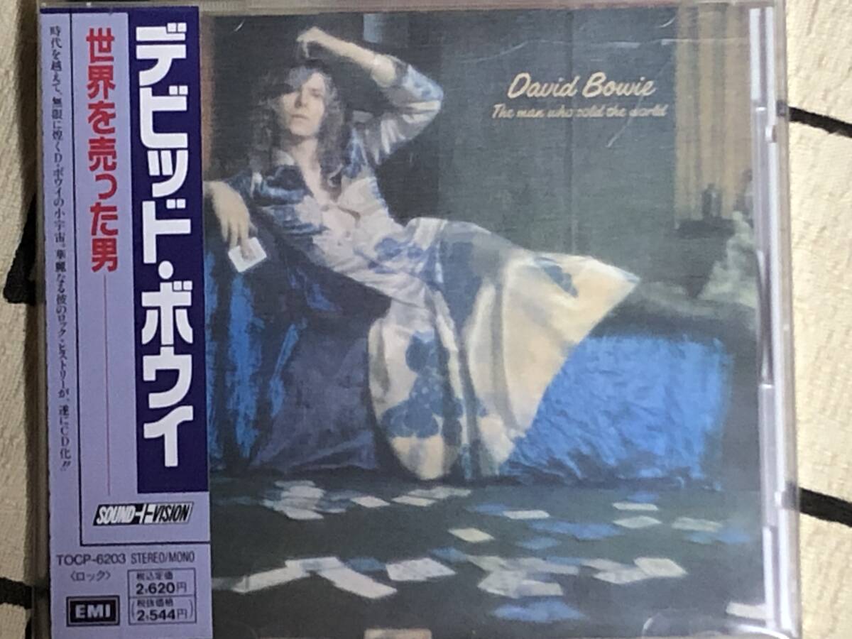 ★中古CD David Bowie/デヴィッド・ボウイ「THE MAN WHO SOLD THE WORLD」 japan mint obi TOCP-6203 SOUND+VISION RYKO拍卖