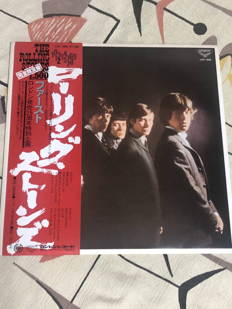 ★アナログレコードLP■ローリングストーンズ/ROLLING STONES『FIRST/1st/ファースト』 japan mint obi vinyl record LAX-1002拍卖
