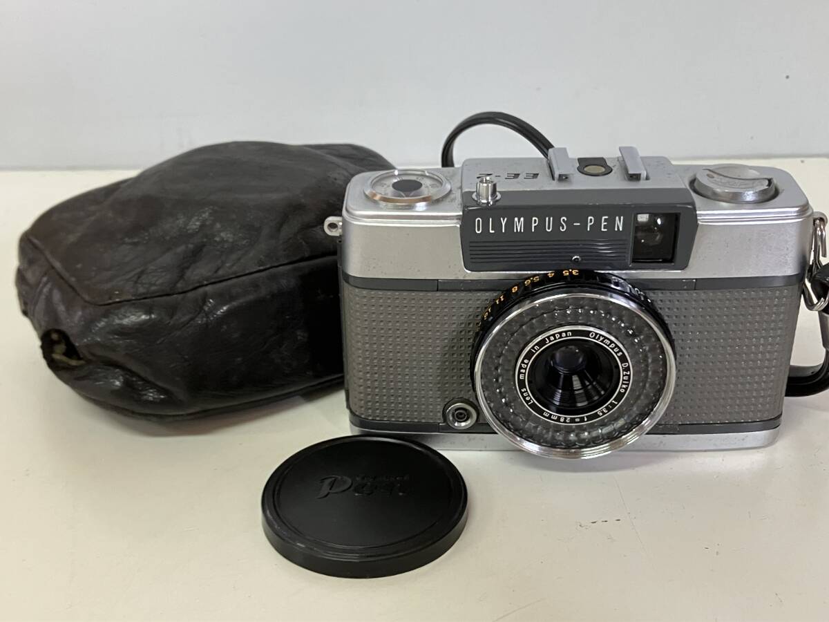 ①18◆OLYMPUS オリンパス◆フィルムカメラ PEN EE-2 ペン レンズ D.Zuiko 1:3.5 f=28mm レンジファインダー拍卖
