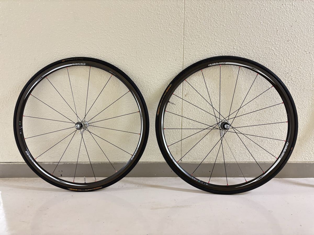 シマノ SHIMANO WH-7850-C24 TU カーボンホイール 前後セット ロードバイク 軽量 DURA-ACE 中古品拍卖