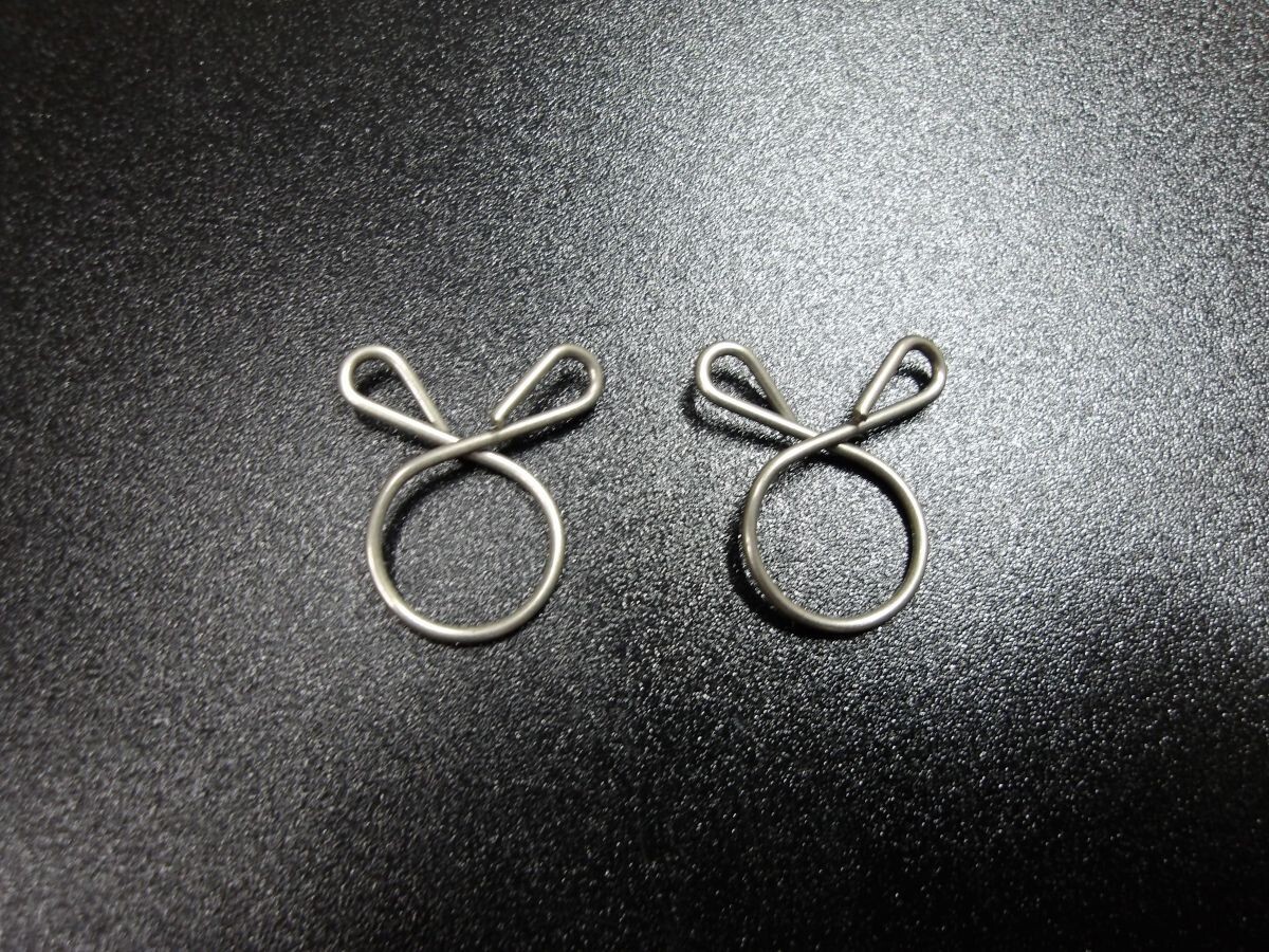 (2)ガソリンホースクリップ11Φ☆適合GS400CBX400FGSX400EザリゴキGT380CBR400F拍卖