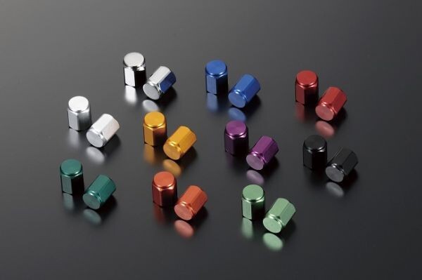 (4)エアーバルブキャップ(メッキ)☆適合GS400CBX400FGSX400EザリゴキGT380ホーク2CBR400F拍卖