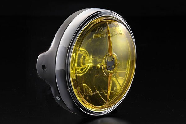 (6)マーシャル 722・702 フルキット イエローレンズ ブラックケース 汎用ケース 180㎜☆適合GS400CBX400FGSX400EザリゴキGT380ホーク2CBR40拍卖