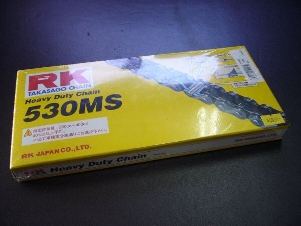 (4)530 RK 530MS シルバーチェーン 110L☆適合GS400GSX400EザリゴキGT380ホーク2拍卖