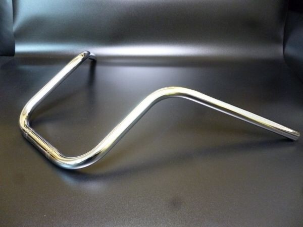 (9)ハンドル エバハンしぼり 25cm ゼットファーザー☆適合GS400CBX400FGSX400EザリゴキGT380ホーク2CBR400F拍卖