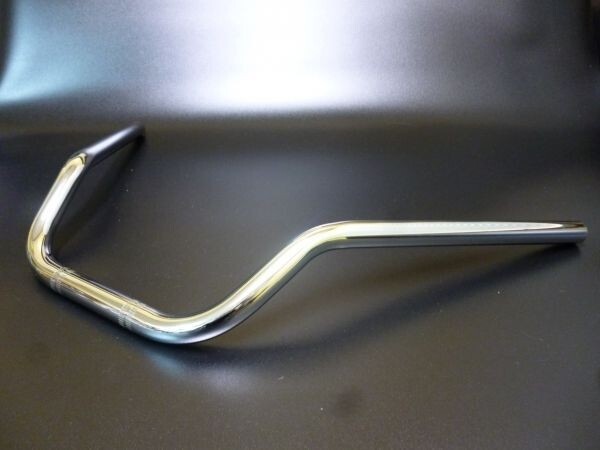 (9)ハンドル シャコタンしぼり 12cm ゼットファーザー☆適合GS400CBX400FGSX400EザリゴキGT380ホーク2CBR400F拍卖