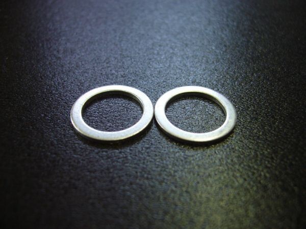 (5)バンジョーボルトワッシャー☆適合GS400CBX400FGSX400EザリゴキGT380ホーク2CBR400F拍卖