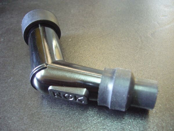 (6)NGK プラグキャップ 黒 120°☆適合GS400CBX400FGSX400EザリゴキGT380ホーク2CBR400F拍卖