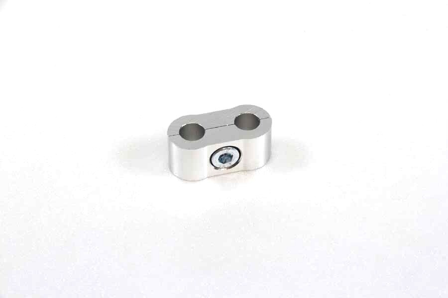 (5)メッシュブレーキホースクランプ シルバー ホースセパレーター☆適合GS400CBX400FGSX400EザリゴキGT380ホーク2CBR400F拍卖