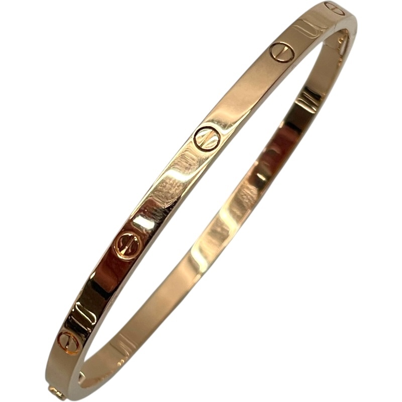 カルティエ Cartier ラブブレスSM ピンクゴールド Au750 ジュエリー 中古拍卖