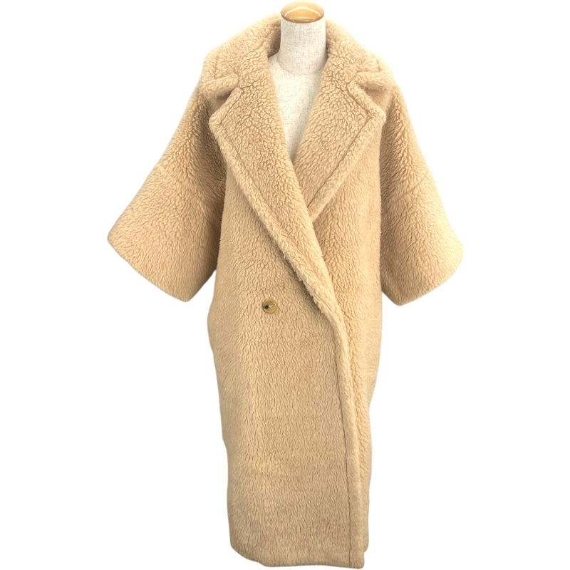 マックスマーラ Max Mara PRIMO テディベアハーフスリーブコート 23101104316 ベージュ キャメル その他アウター レディース 中古拍卖