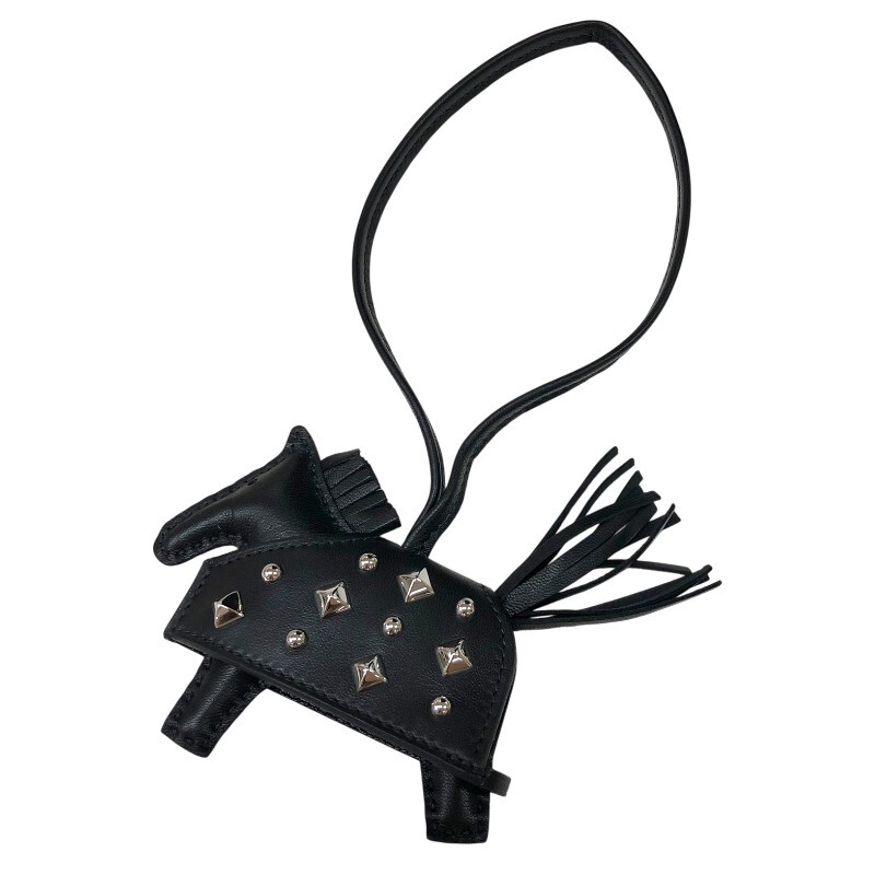 エルメス HERMES ロデオ ロベオロック PM チャーム K刻 ブラック アニョーミロ その他小物 レディース 中古拍卖