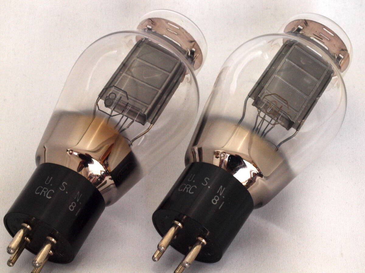 即決 RCA CRC 81 2本または4本 半波整流管 白箱入り 同一ロット品拍卖