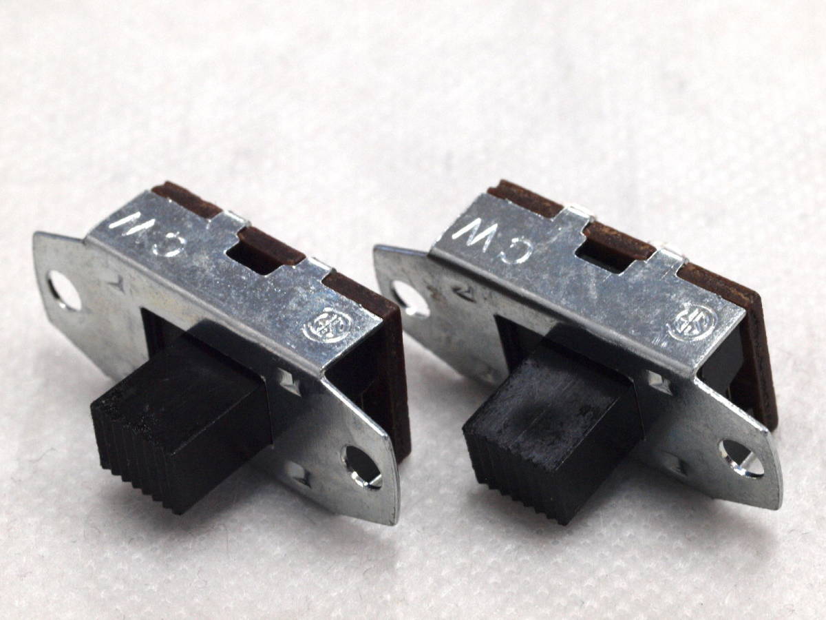 米国製スライドスイッチ 11A 125V SPST 2個 ダイナコ アンプ 補修用拍卖