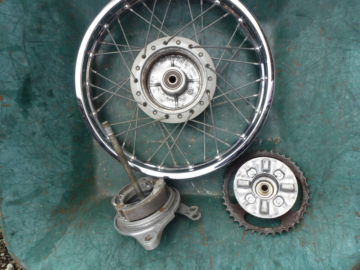 リトルカブ50FI AA01 セル付4速車 リアホイールセット拍卖