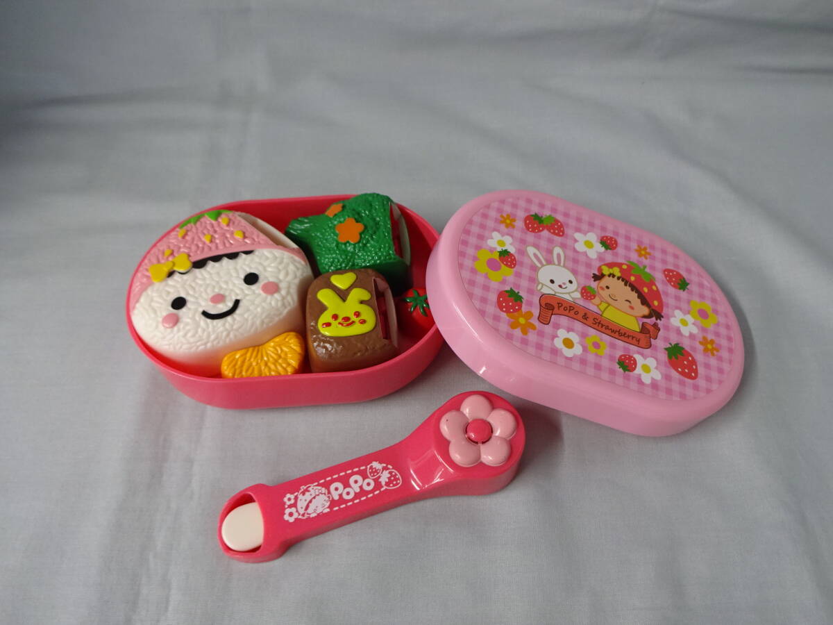 ピープル ぽぽちゃん お道具 おしゃべり 弁当 ままごと 知育玩具 動作確認済み拍卖
