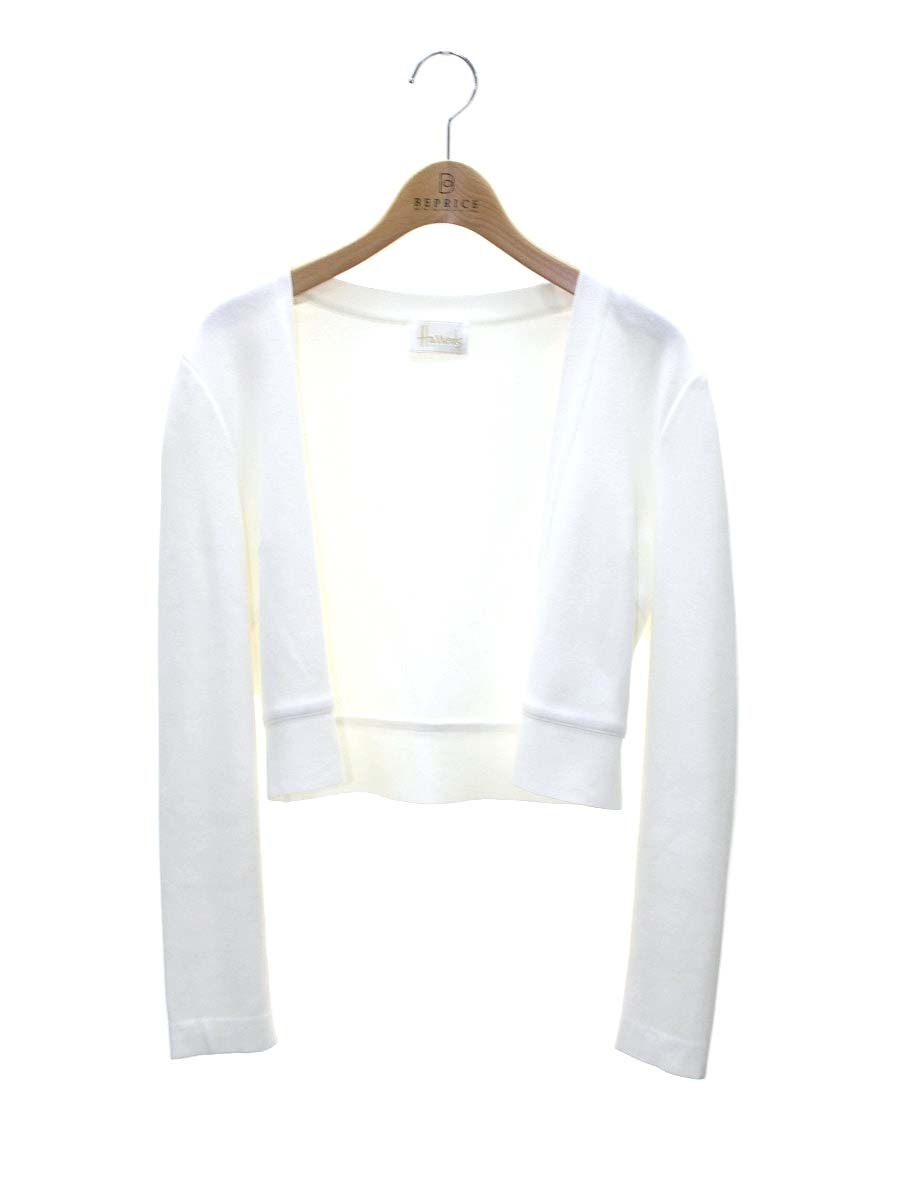 ハロッズ Harrods カーディガン サイズ表記なし ホワイト コットン ITNZ0ZGRBRNO拍卖