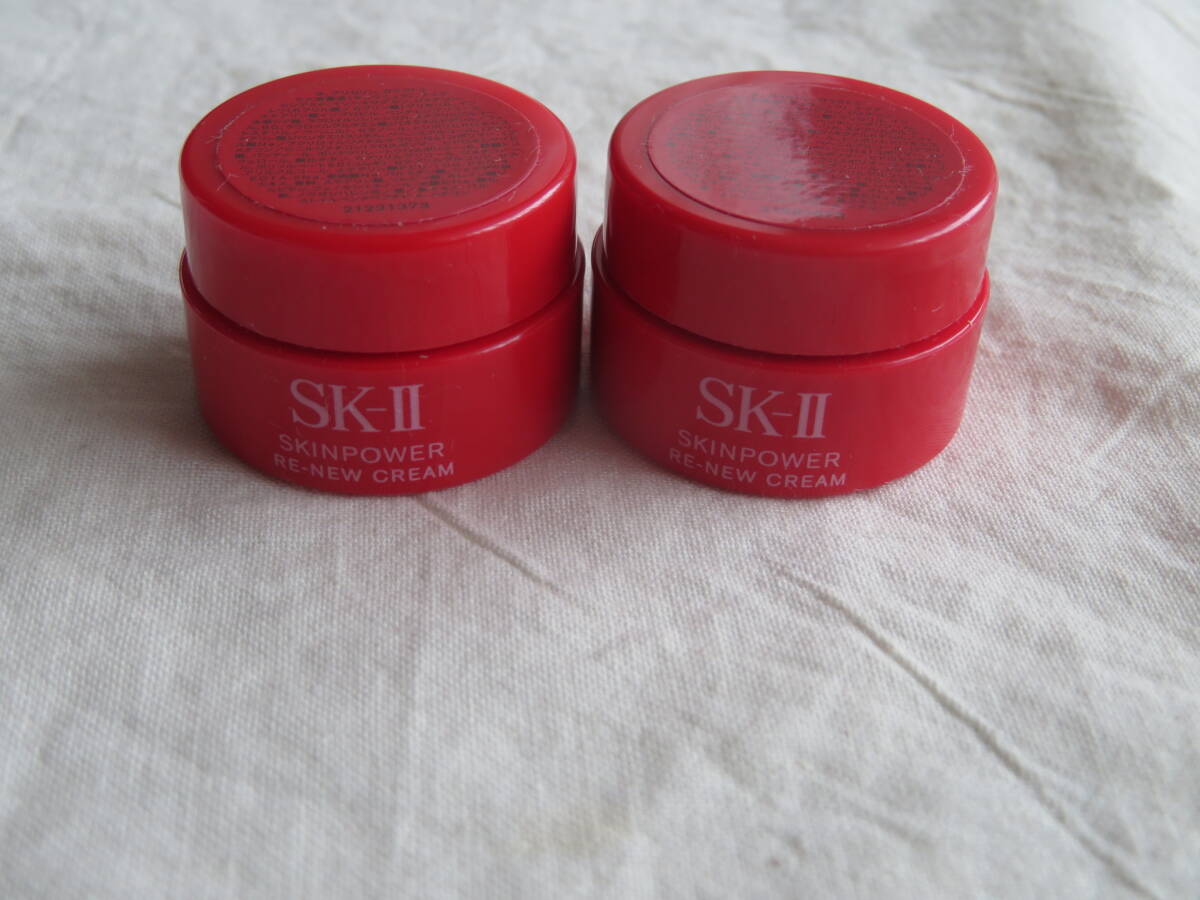 新品 SK-Ⅱ エスケーツー スキンパワー リニュー クリーム(美容クリーム) 2.5g×2個拍卖