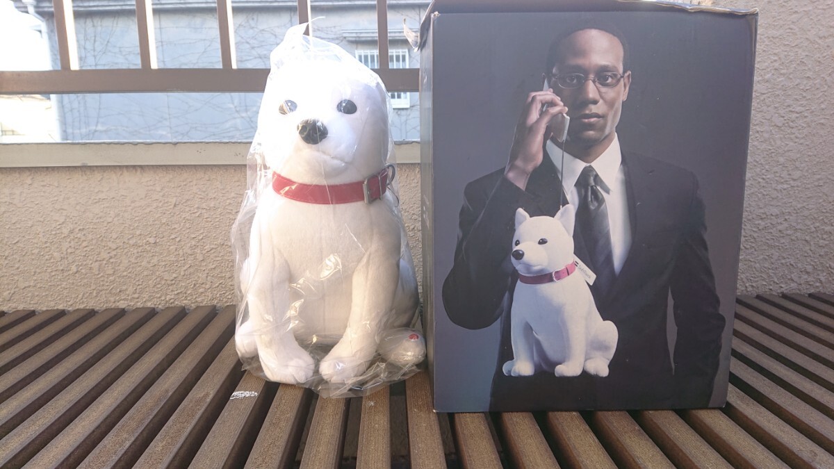 激レア 非売品 SoftBank/ソフトバンク ドデカ お父さん犬 ストラップ 30cm しゃべるお父さん犬拍卖