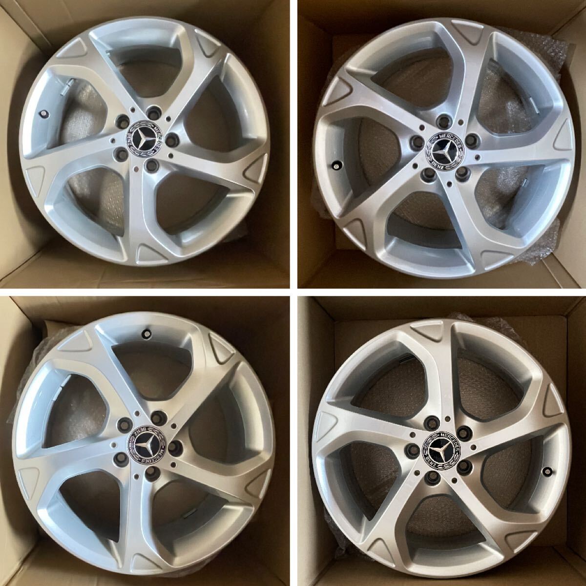 即決 メルセデス ベンツ GLA ホイール 4本セット ★ 18インチ 7J+46 pcd 112-5H ★拍卖
