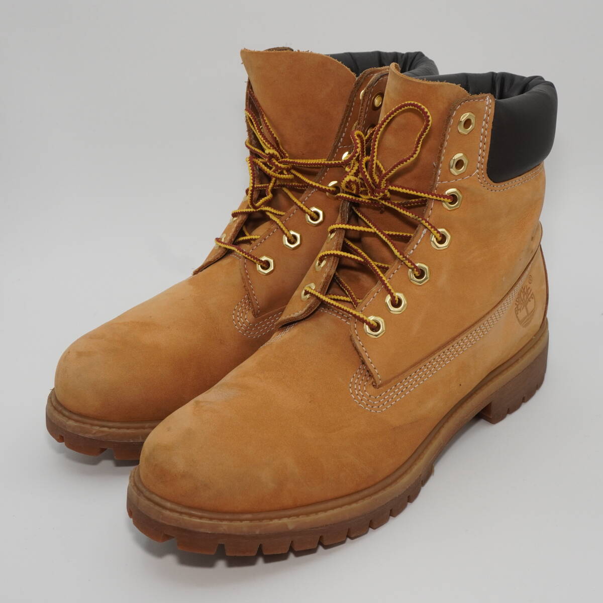1655 ティンバーランド 6インチプレミアムブーツ 27cm 10061 Timberlamd ヌバックレザー イエローブーツ 27.0cm 拍卖