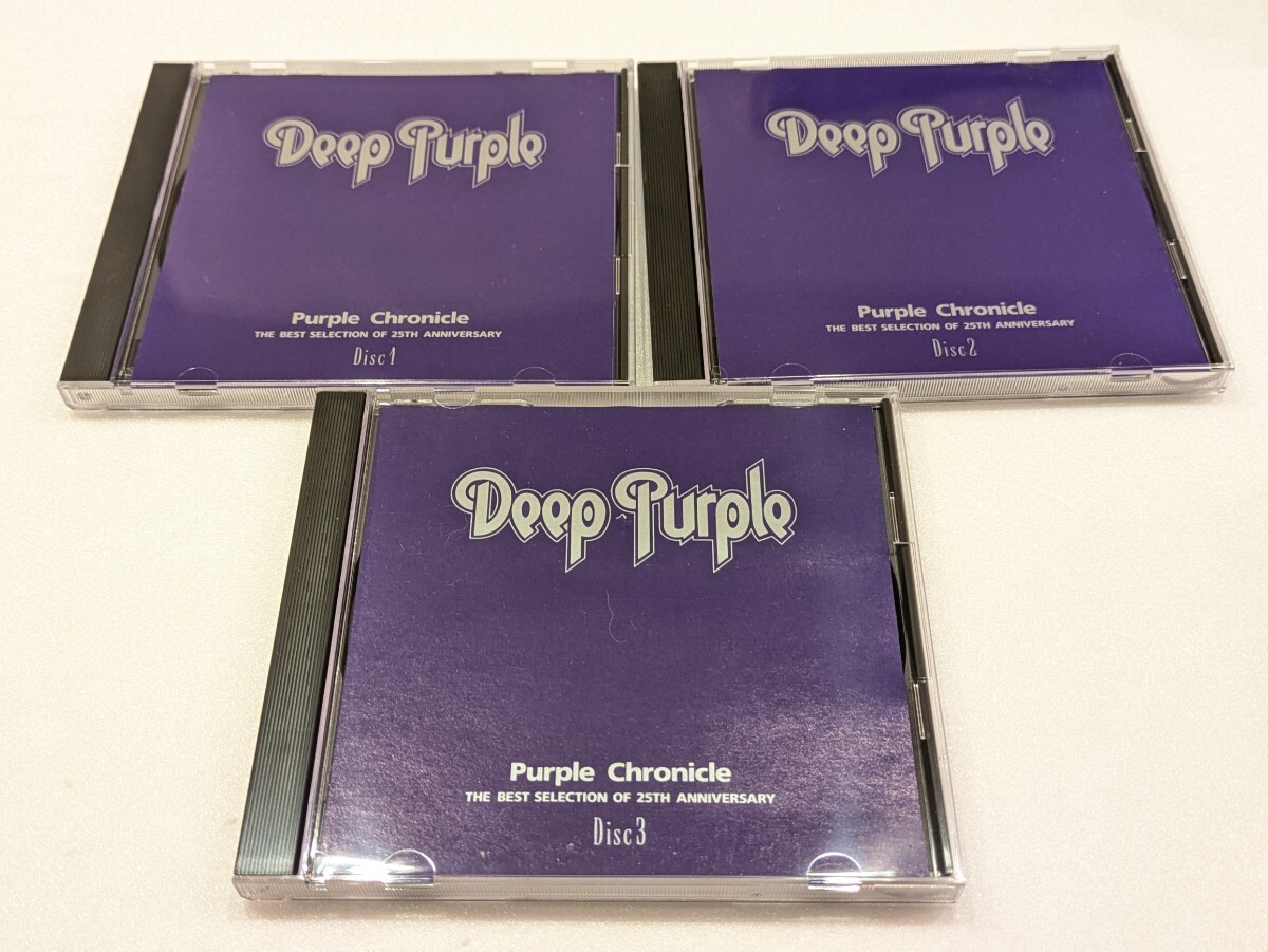 jj746【即決・送料無料】Deep Purple「Purple Chronicle」CD 3枚セット / ディープ・パープル拍卖