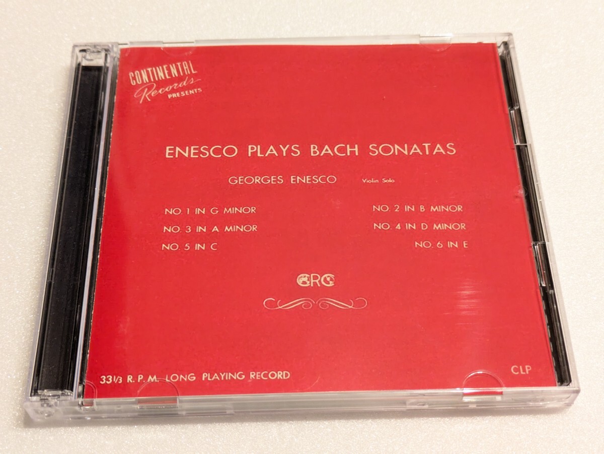 【即決・送料無料】エネスコ バッハ 無伴奏 全曲 CD 2枚組拍卖