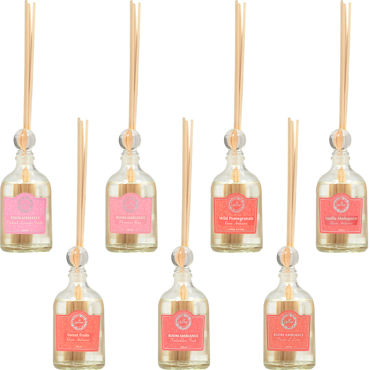 Spring アロマリードディフューザー 23種類セット イスラエル製 スプリング Aroma Diffuser Set プレゼント ギフト インテリア 芳香消臭剤拍卖