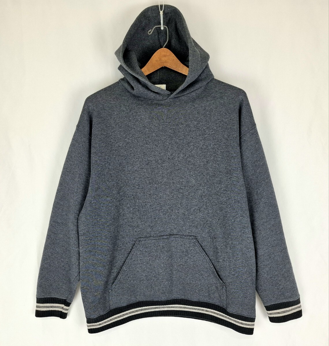 良好 90s USA製 DISCUS ATHLETIC 無地 スウェットパーカー 墨黒 M 90年代 アメリカ製 ディスカス スエットパーカー ビンテージ ブランク拍卖