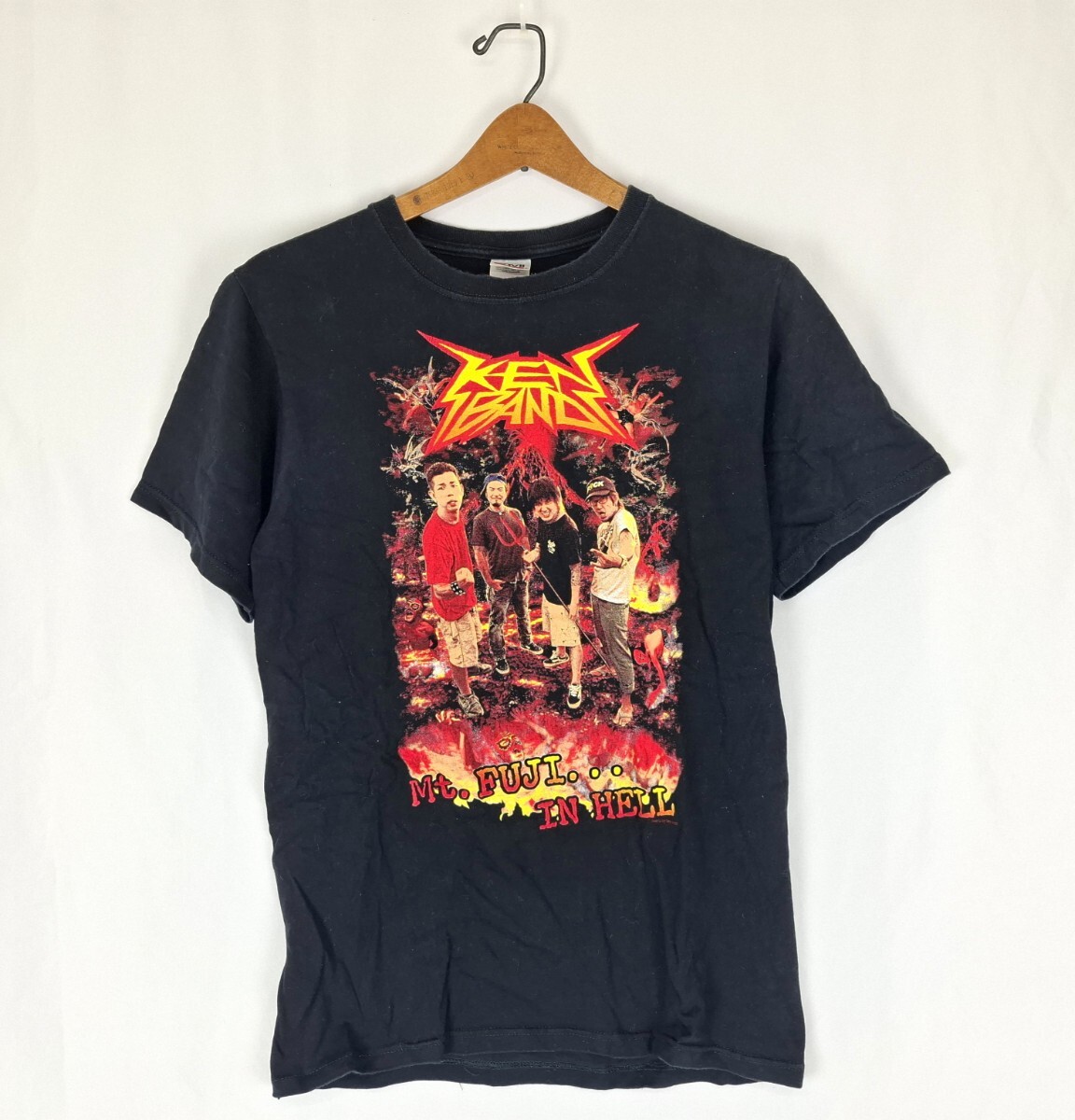00s KENBAND プリントTシャツ 黒 S 00年代 ケンバンド 横山建 ハイスタ HI-STANDARD PIZZAOFDEATH 好きな方に拍卖