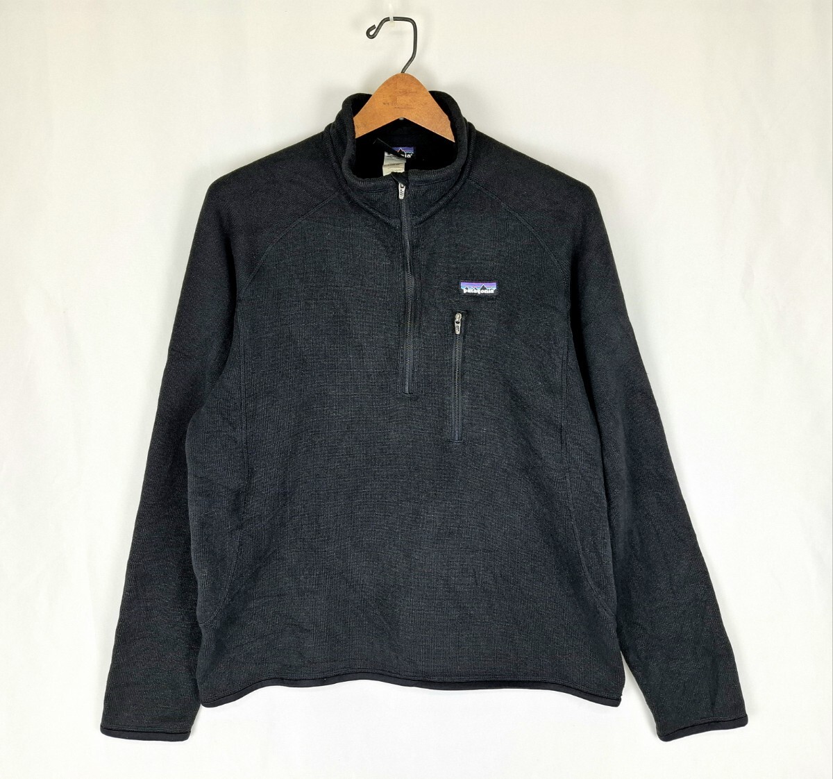 状態良し fa11 patagonia ベターセーター14ジップ フリース 黒 M パタゴニア プルオーバーフリース 25521fa11 bettersweater拍卖