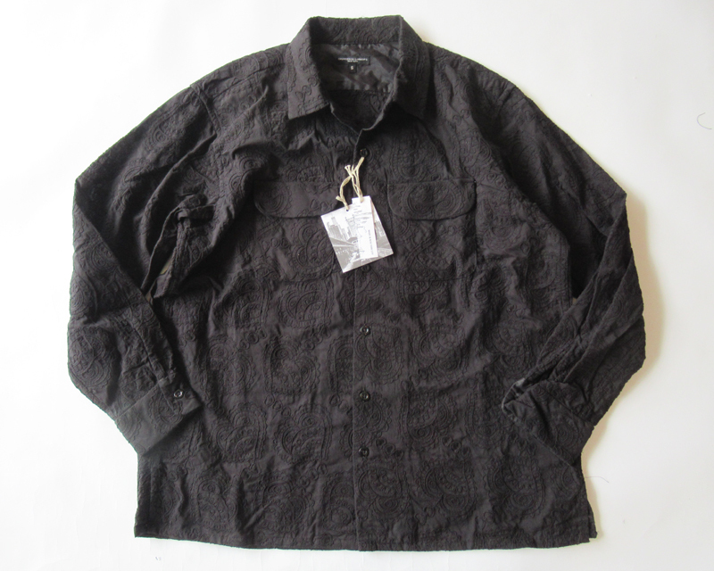 2025AW ENGINEERED GARMENTS Classic Shirt - Cotton Paisley Embroidery サイズS 長袖ペイズリーシャツ/ エンジニアドガーメンツ拍卖